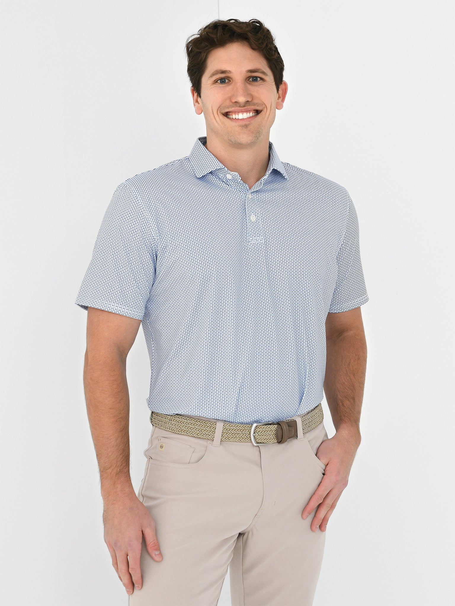 Holderness + Bourne Men's The Duncan Panther Creek Polo - Saint Bernard