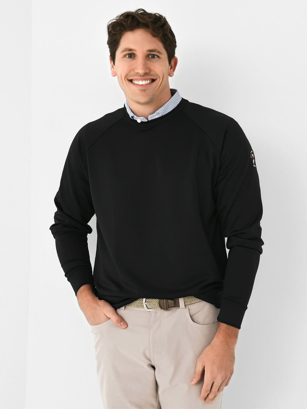 Holderness + Bourne Men's The Betts Panther Creek Pullover - Saint Bernard