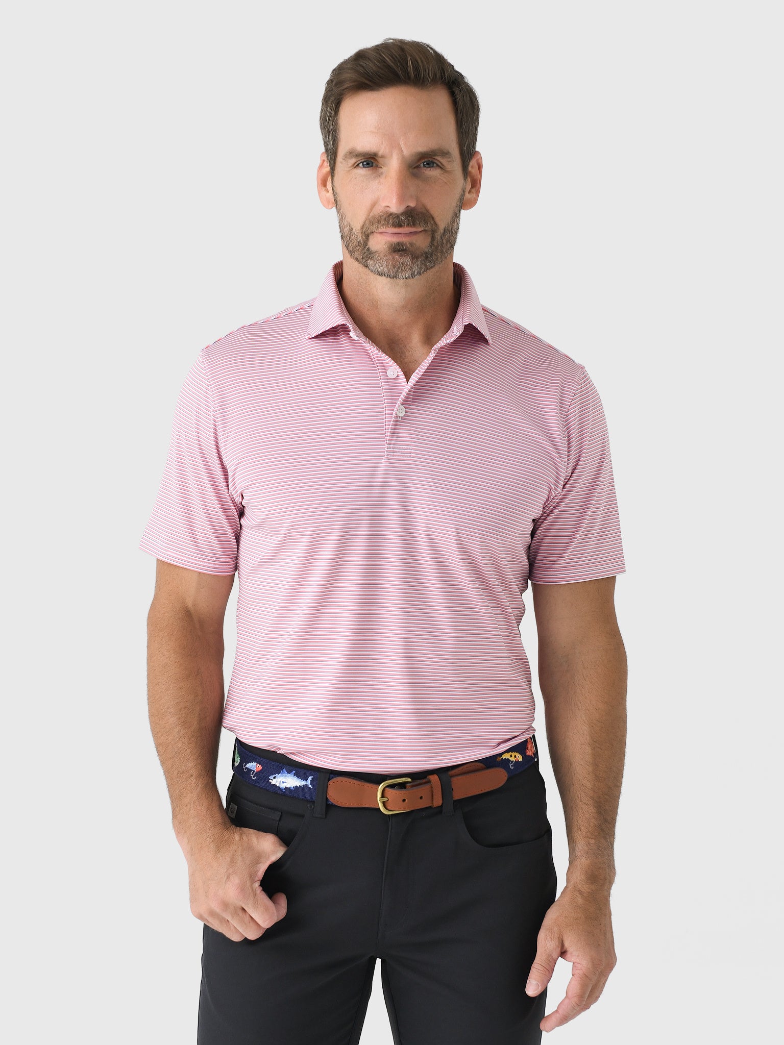 Holderness + Bourne Men's The Gresham Polo - Saint Bernard