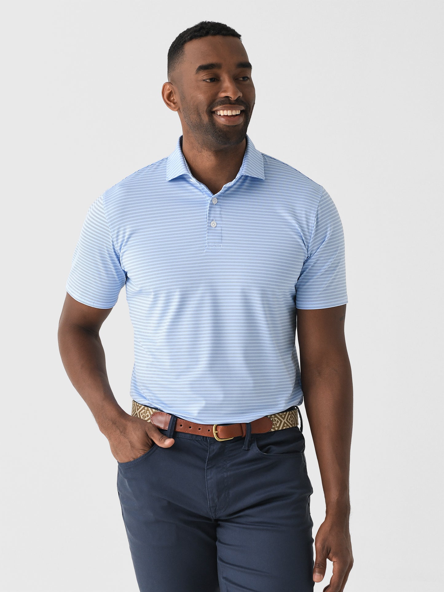 Holderness + Bourne Men's The Nixon Polo - Saint Bernard