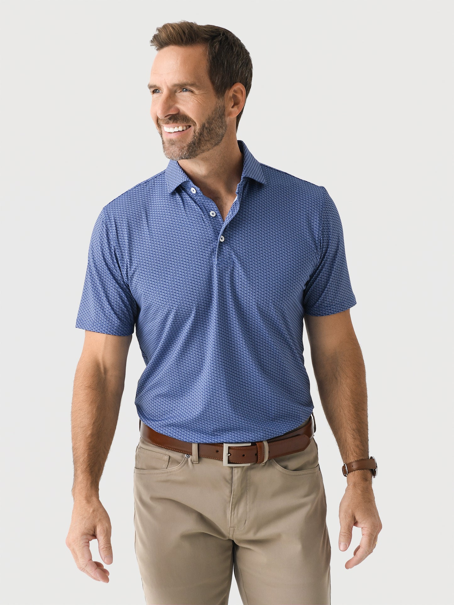 Holderness + Bourne Men's The Frame Polo - Saint Bernard