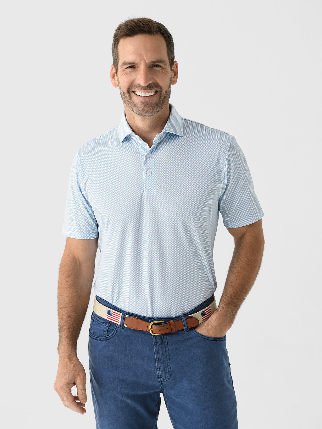 Holderness + Bourne Men's The Hawthorne Polo - Saint Bernard