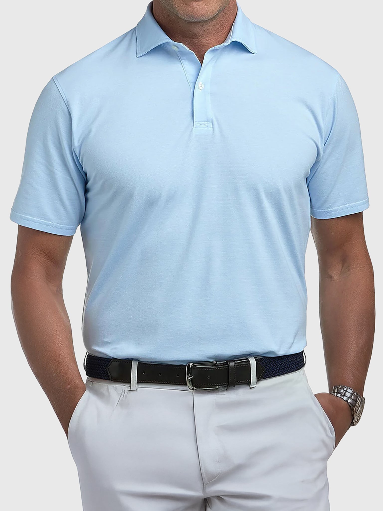 Holderness + Bourne Men's The Hunter Polo - Saint Bernard