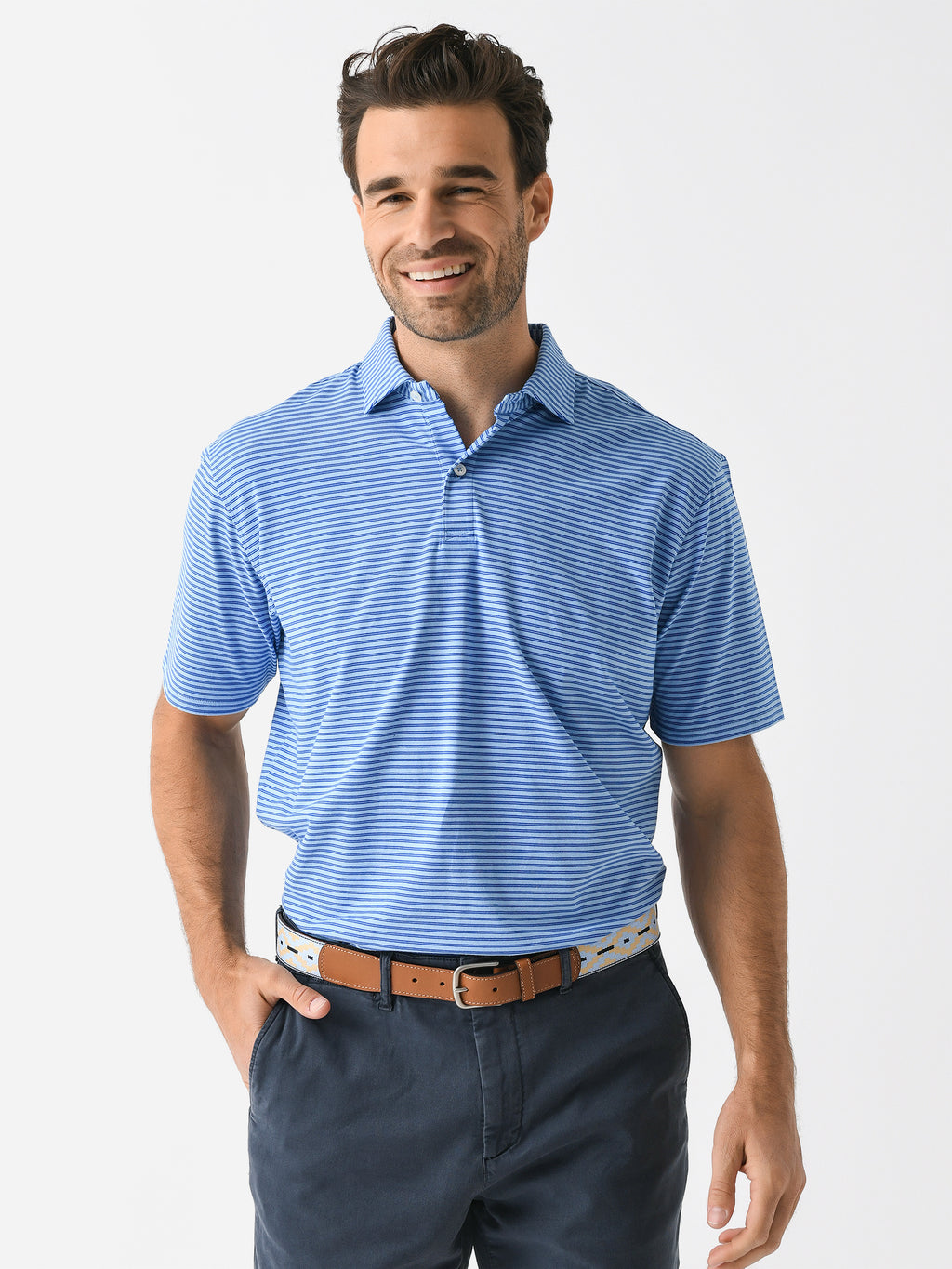 Holderness + Bourne Men's The Hutchinson Polo - Saint Bernard