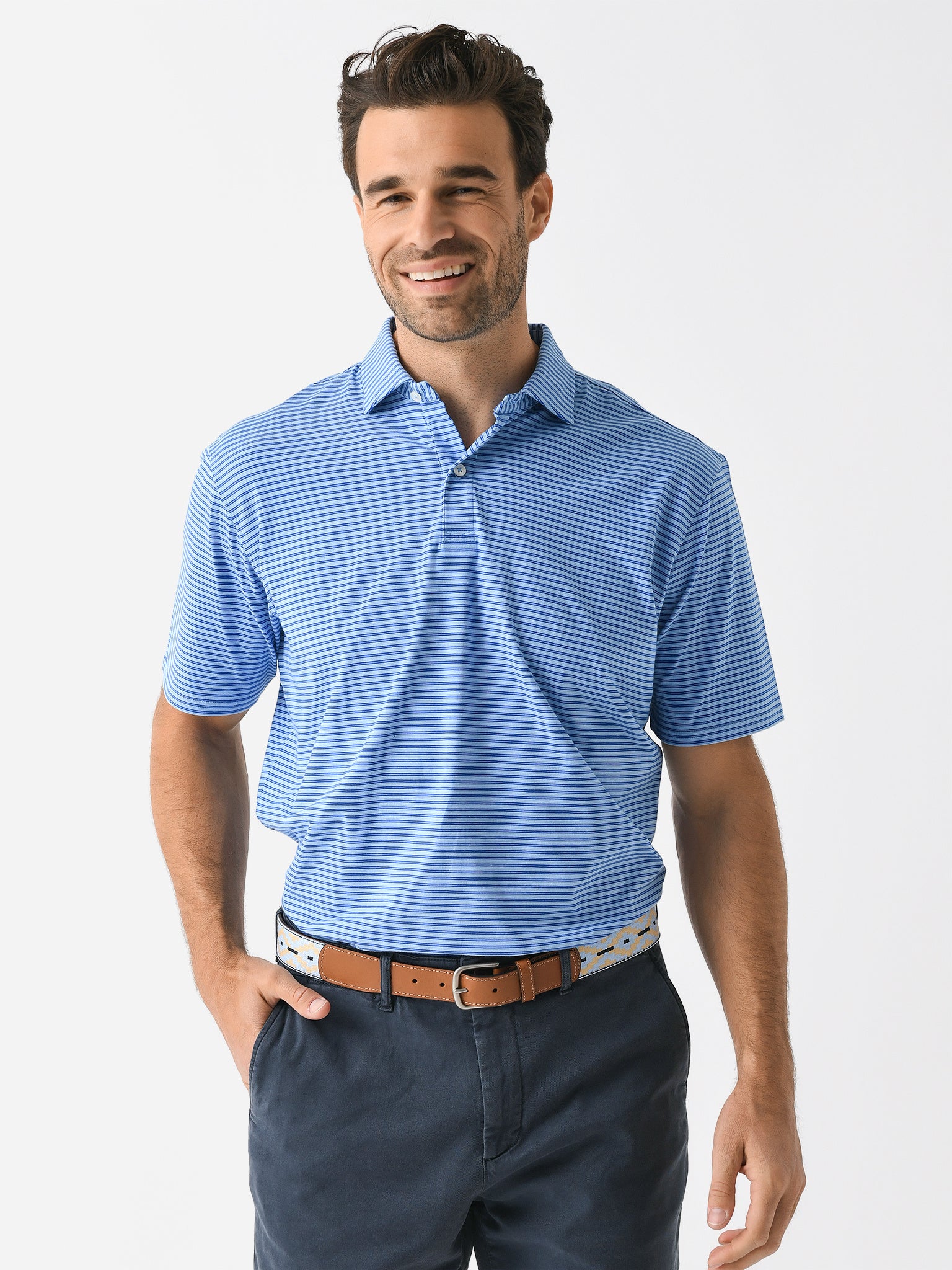 Holderness + Bourne Men's The Hutchinson Polo - Saint Bernard