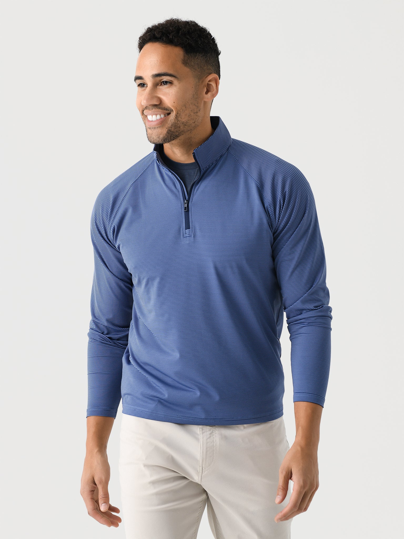 Holderness + Bourne Men's The Reid Pullover - Saint Bernard