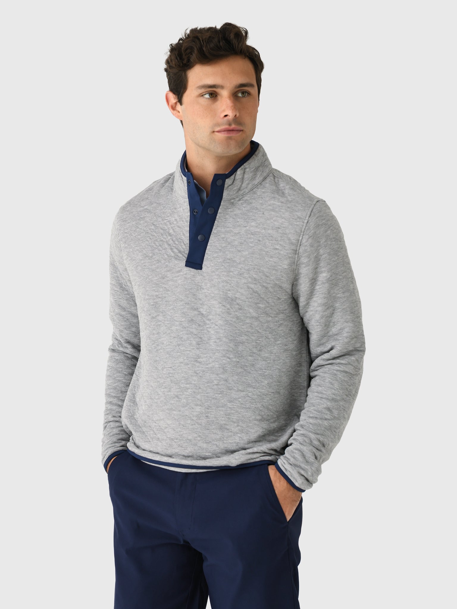 Holderness + Bourne Men's The Sullivan Pullover - Saint Bernard