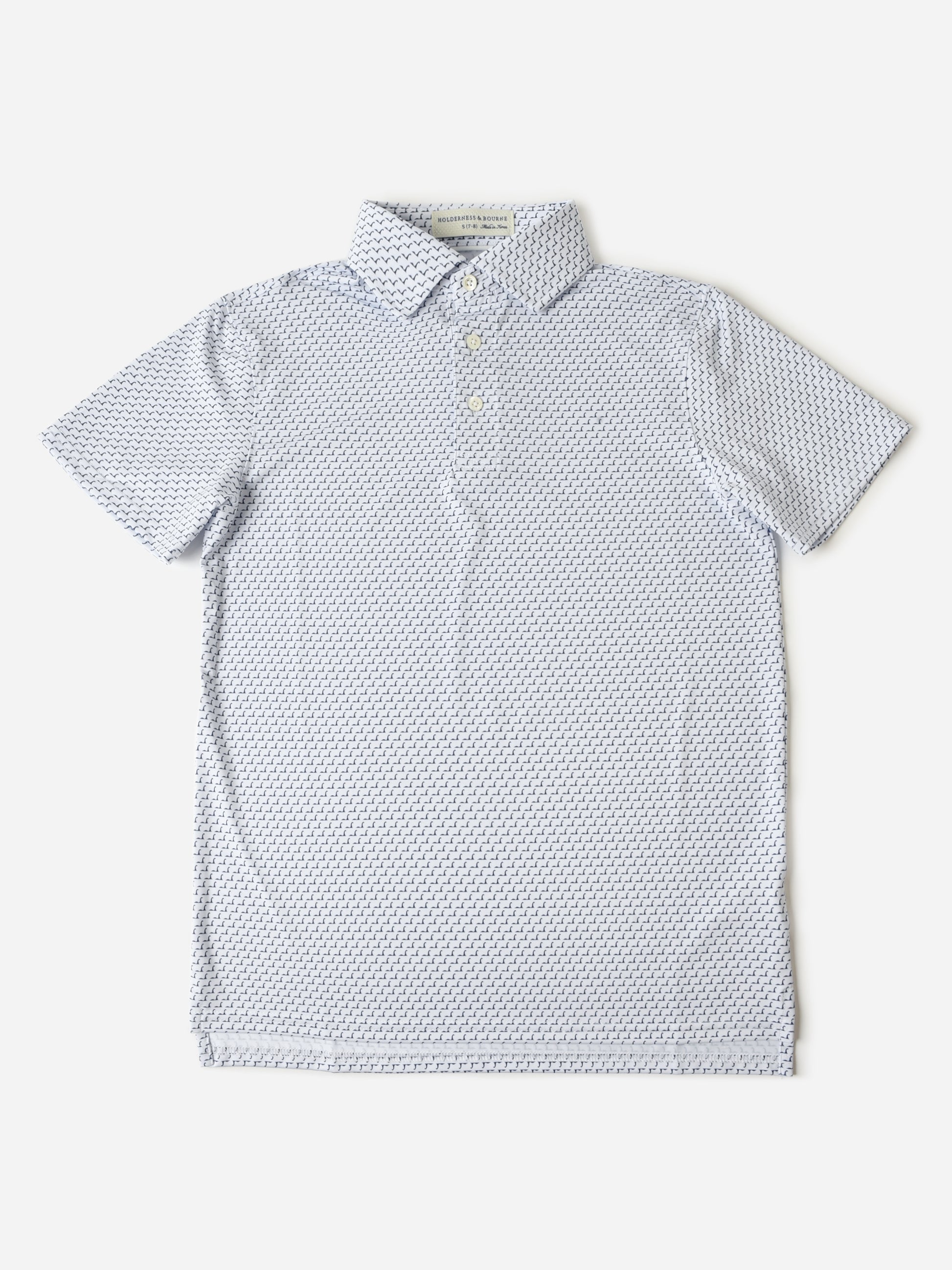 Holderness + Bourne Boys' The Nessie Polo - Saint Bernard