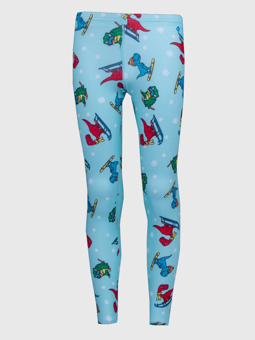 Hot Chillys Kids' Originals Print Base Layer Pant