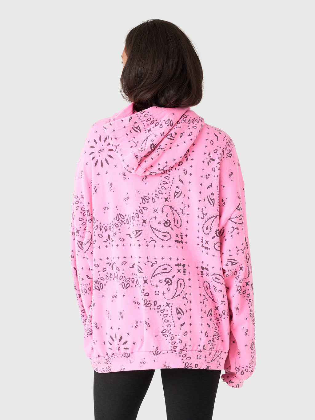 Aviator Nation Women's Bandana Relaxed Pullover Hoodie - Saint Bernard