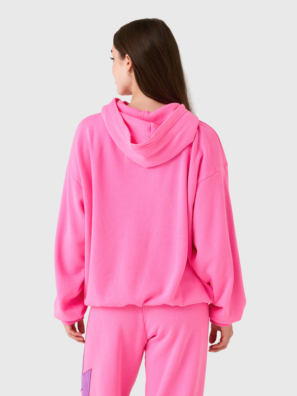 Aviator Nation Women's Bolt Stitch Relaxed Pullover Hoodie - Saint Bernard
