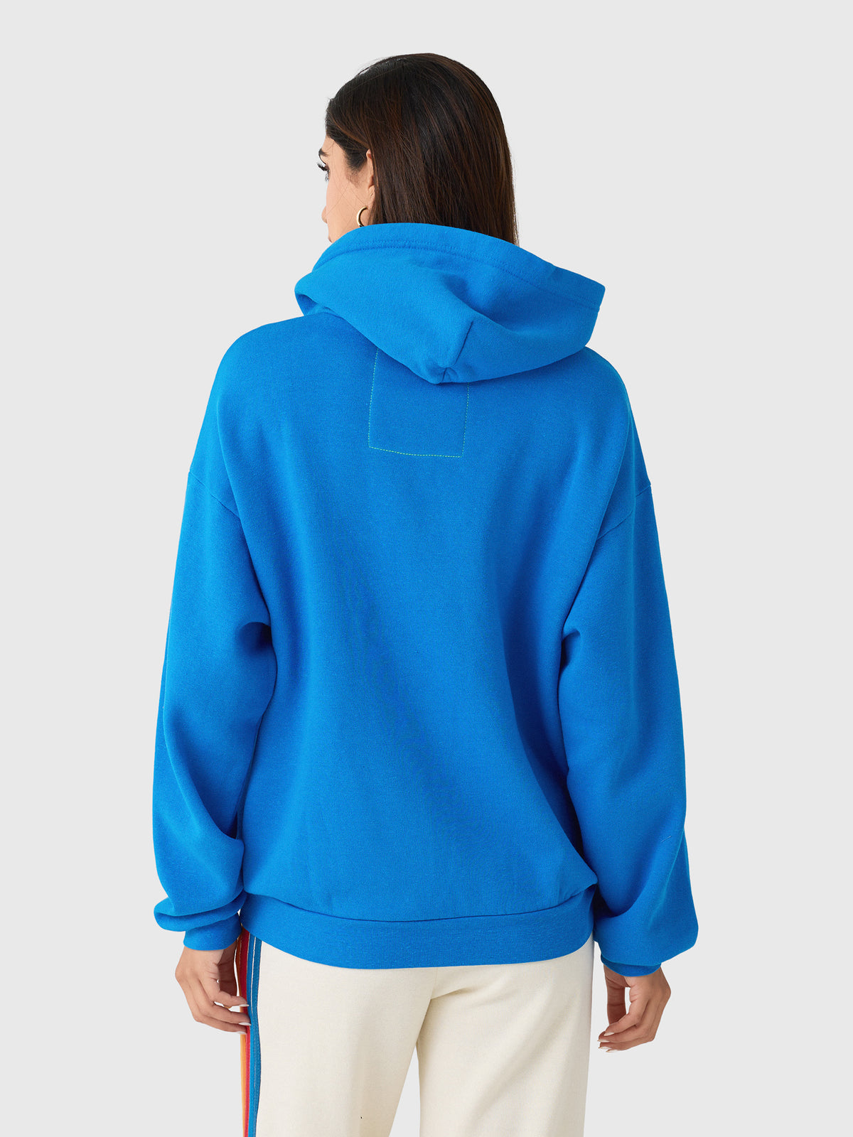 Aviator Nation Women's Bolt Stitch Relaxed Pullover Hoodie - Saint Bernard