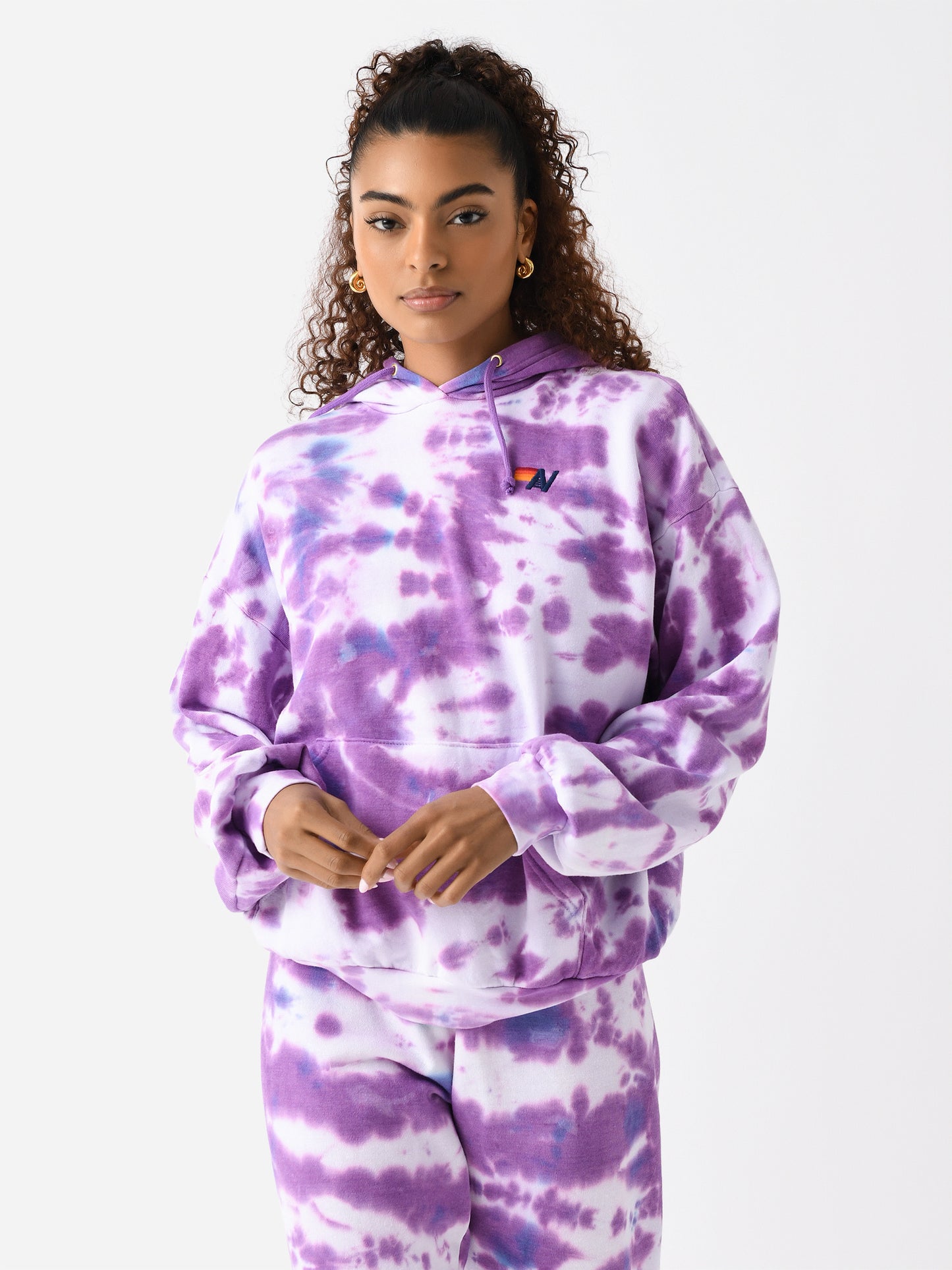 Aviator Nation Women's Hand Dyed Relaxed Pullover Hoodie - Saint Bernard