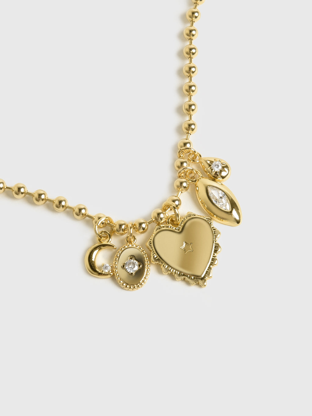 Alexa Leigh Heart Charm Necklace - Saint Bernard