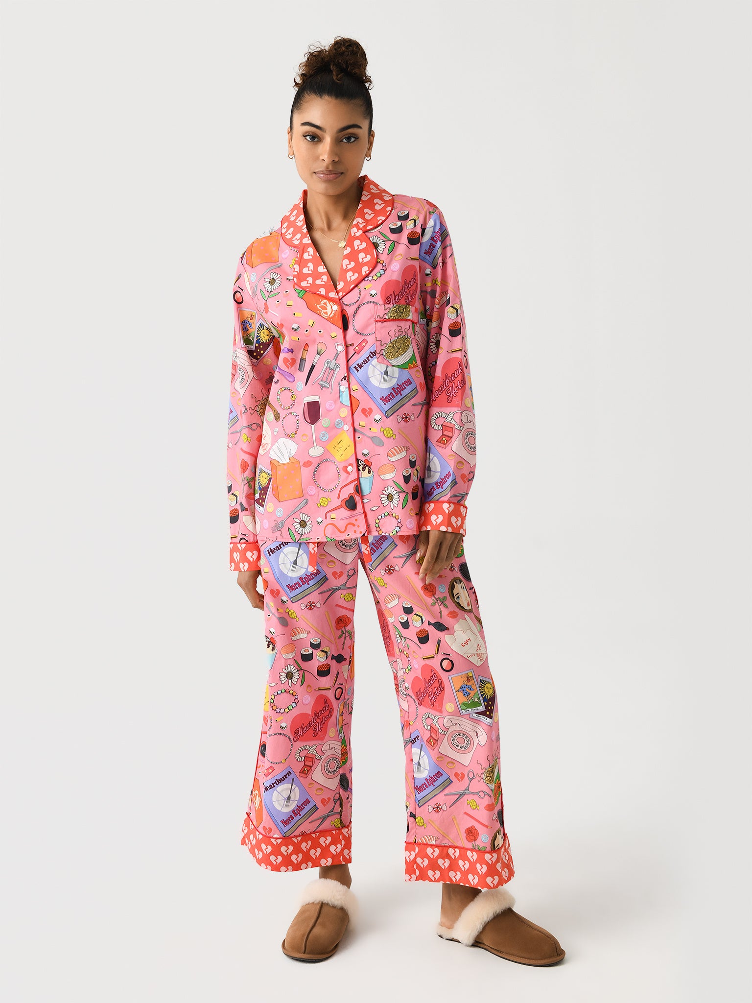 Karen Mabon Women's Heartbreak Pajama Set | $225.00 | Saint Bernard