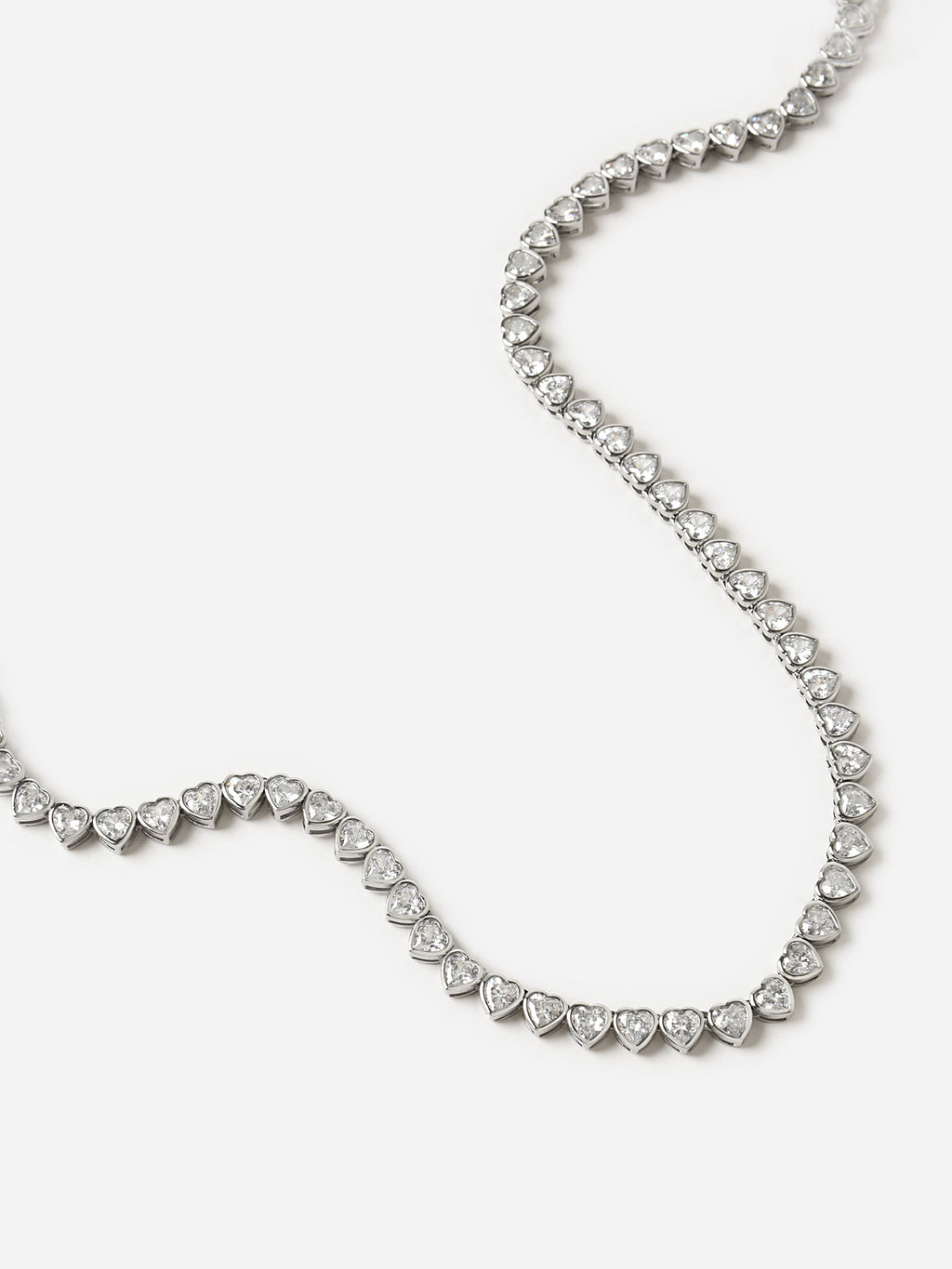 Alexa Leigh Nora Heart Tennis Necklace - Saint Bernard