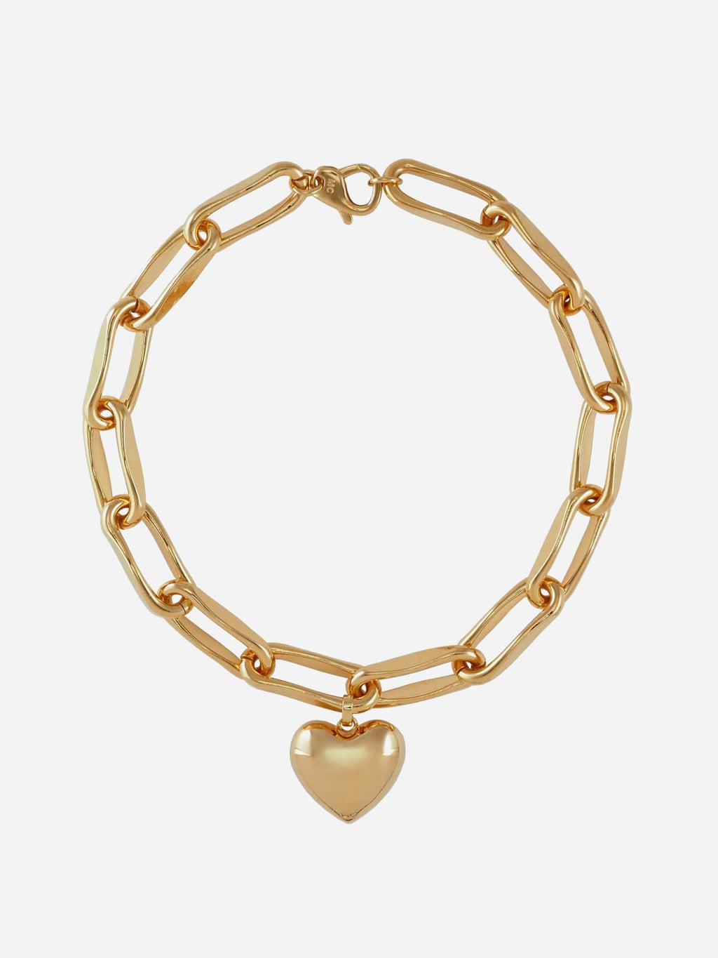 Martha Calvo Women's Heart Chain Necklace - Saint Bernard