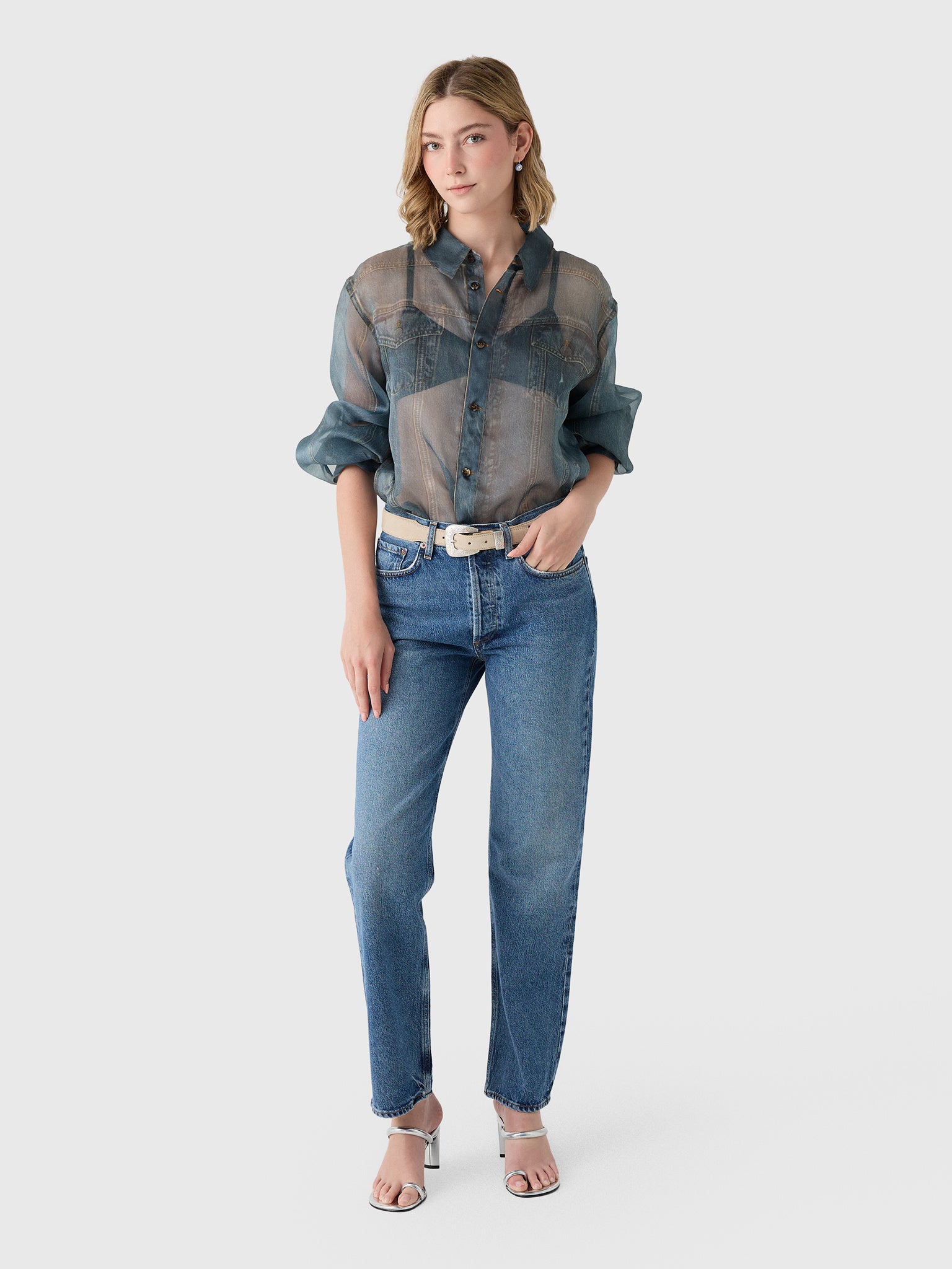Haikure Women's Maya Silk Top - Saint Bernard