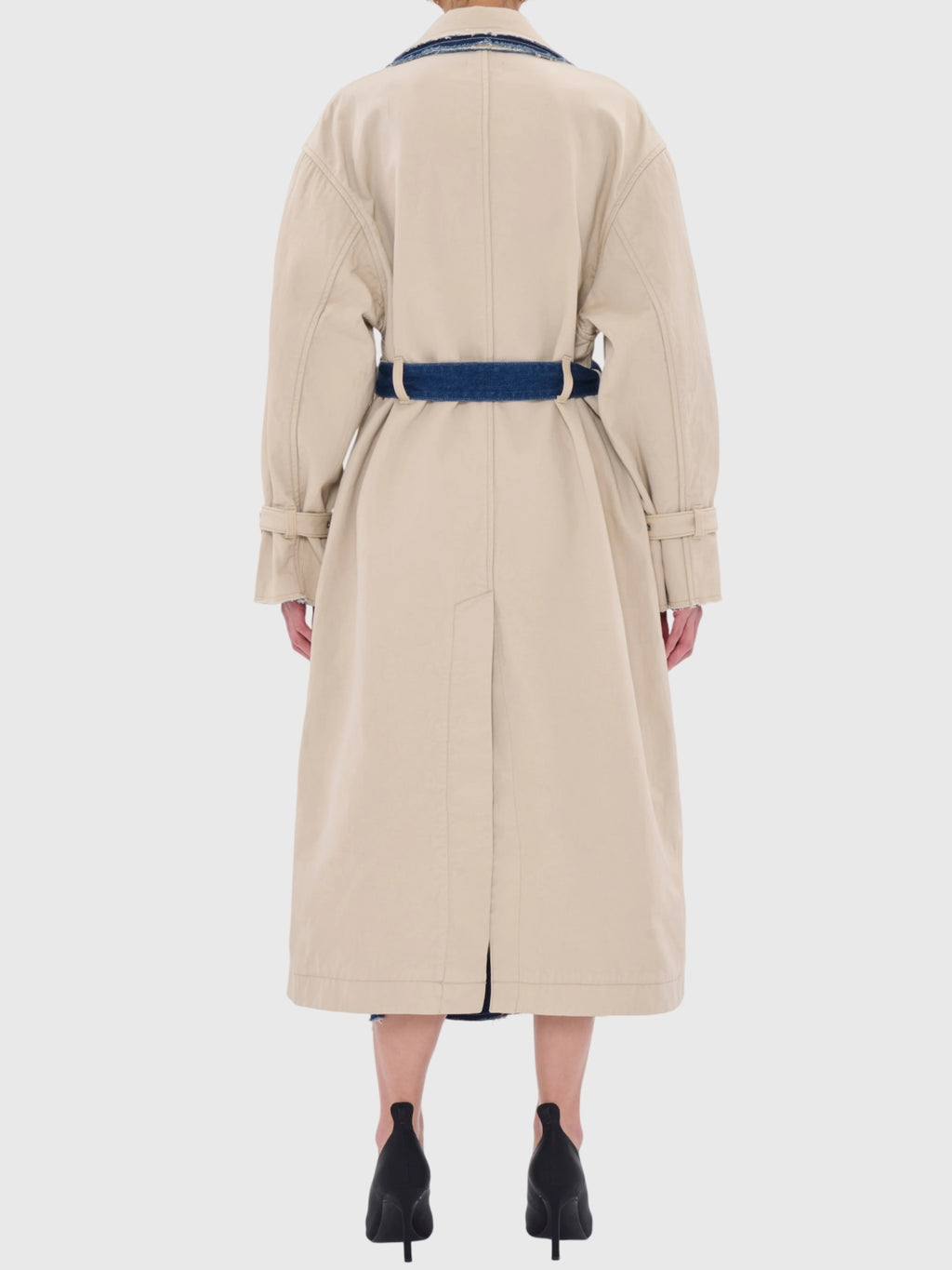 Haikure Women's Double Trench Coat
