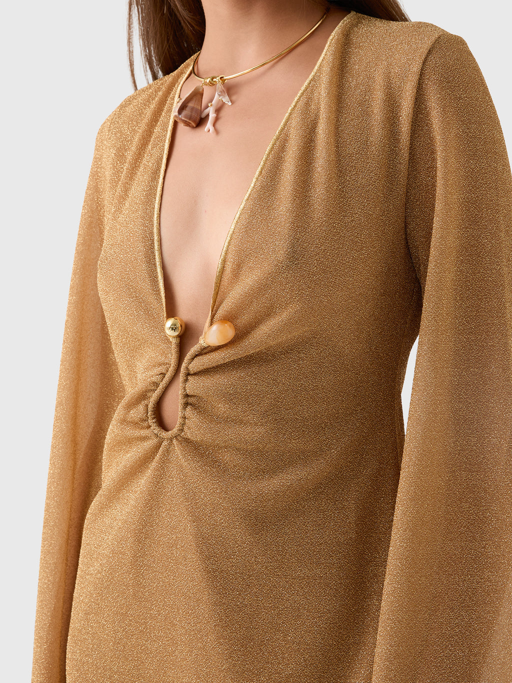 Oseree Women's Lumiére Stones Kaftan - Saint Bernard