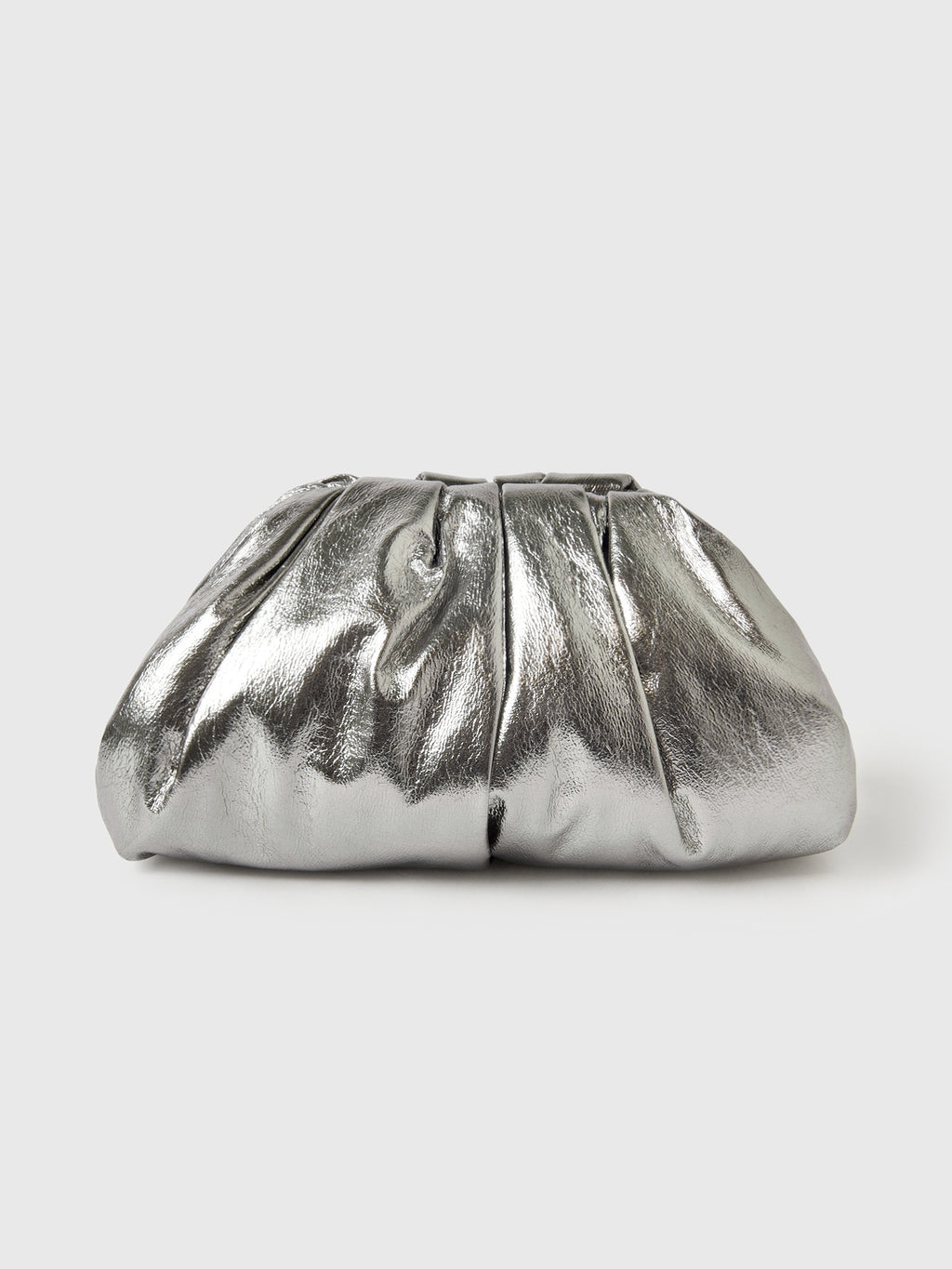 ALC Milo Metallic Vegan Leather Clutch - Saint Bernard