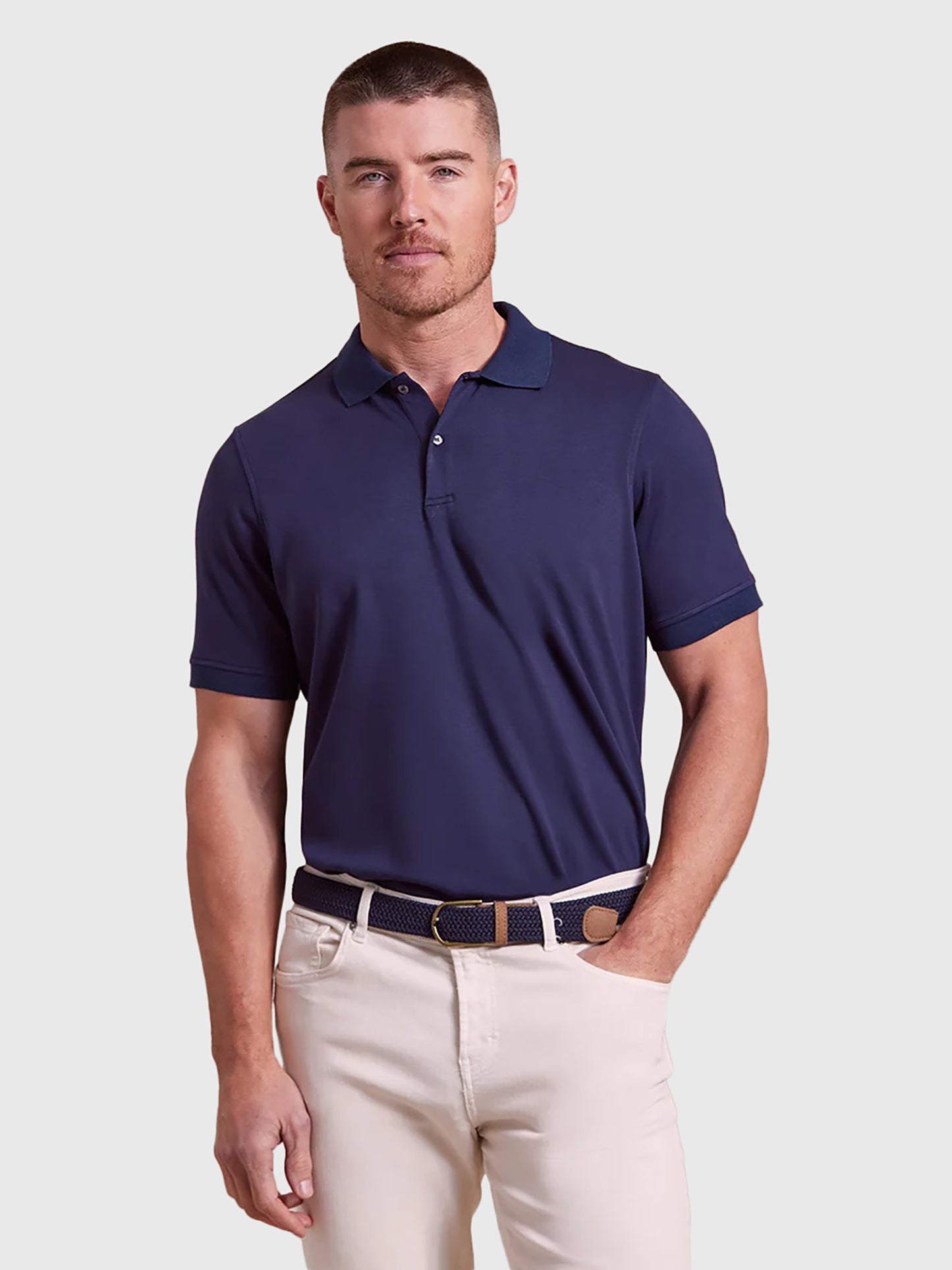 RYE51 Men's The Holden Polo - Saint Bernard