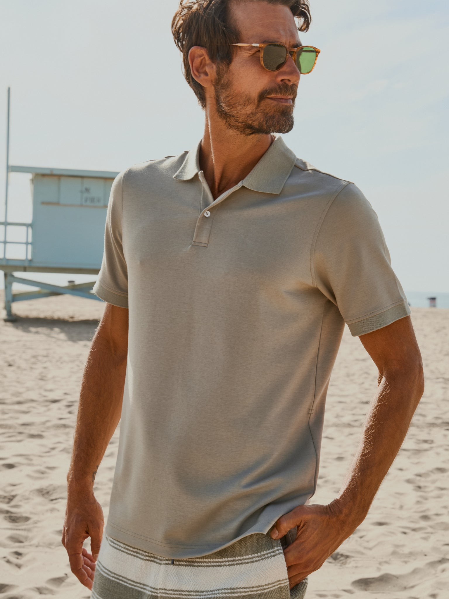 Rye51 Men's The Holden Polo - Saint Bernard