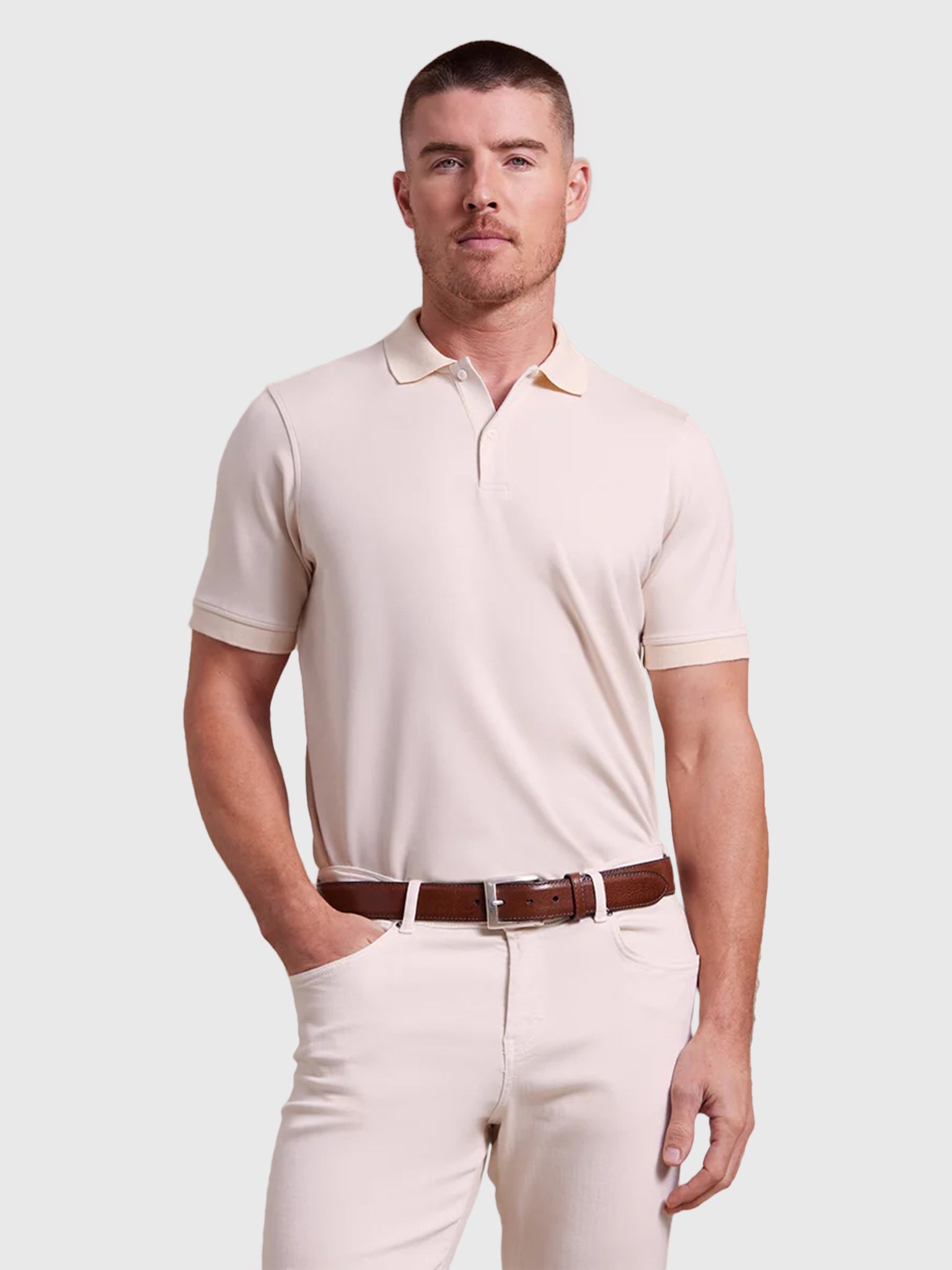 RYE51 Men's The Holden Polo - Saint Bernard