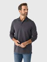 RYE51 Men's The Holden Long Sleeve Polo - Saint Bernard