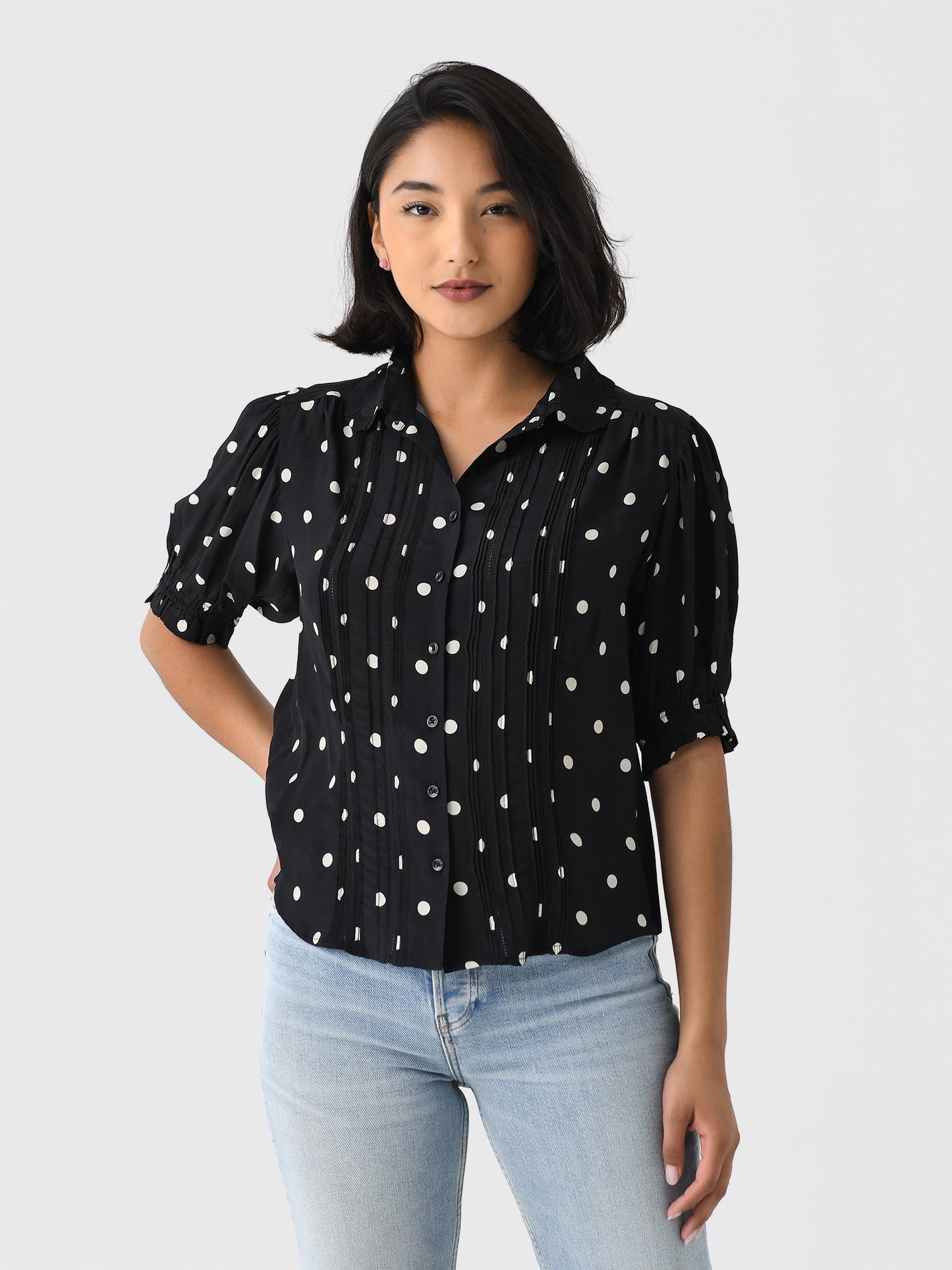 Trovata Women's Gemma Blouse - Saint Bernard