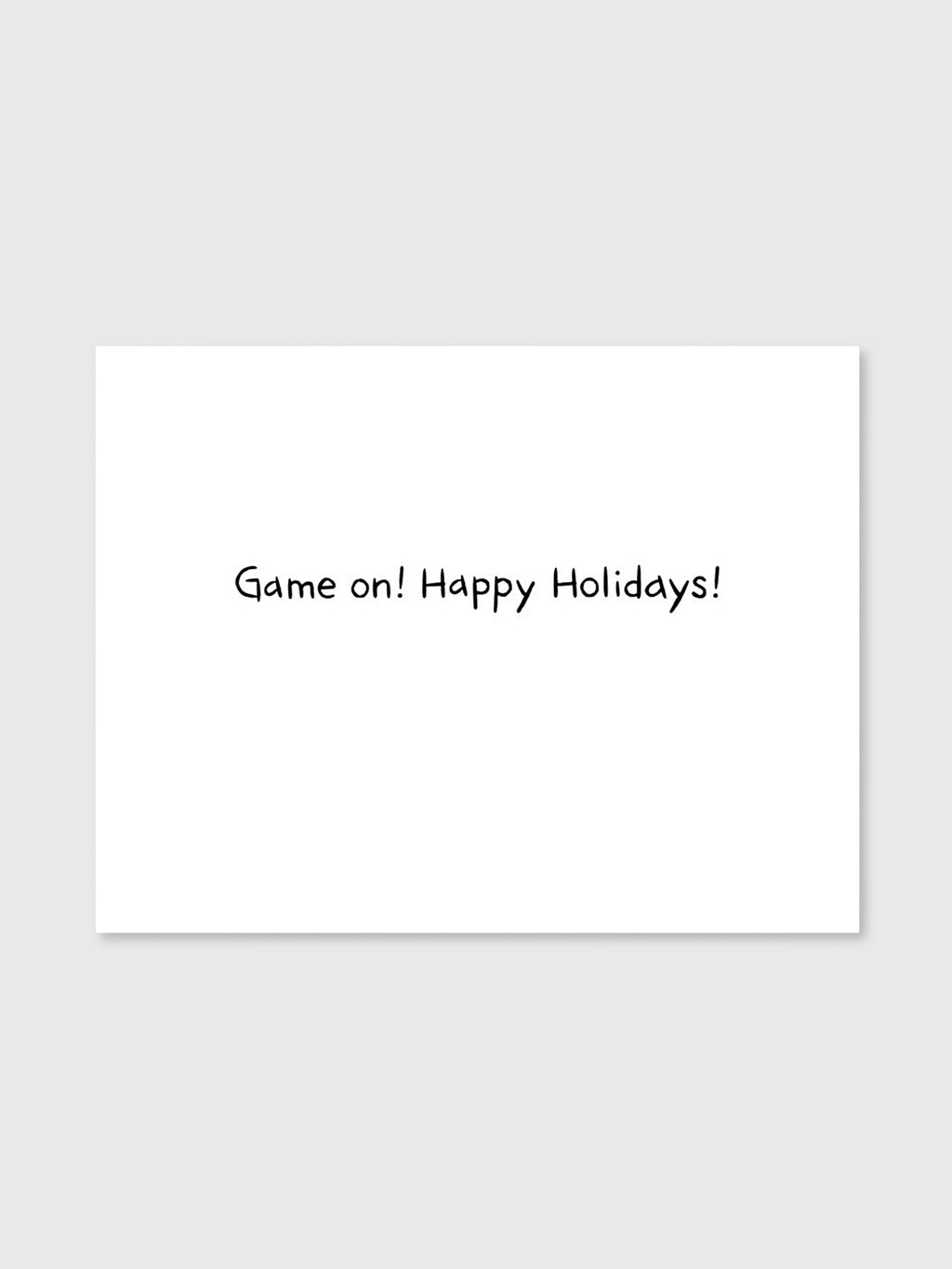The Found Wheel of Fortune Holiday Card - Saint Bernard