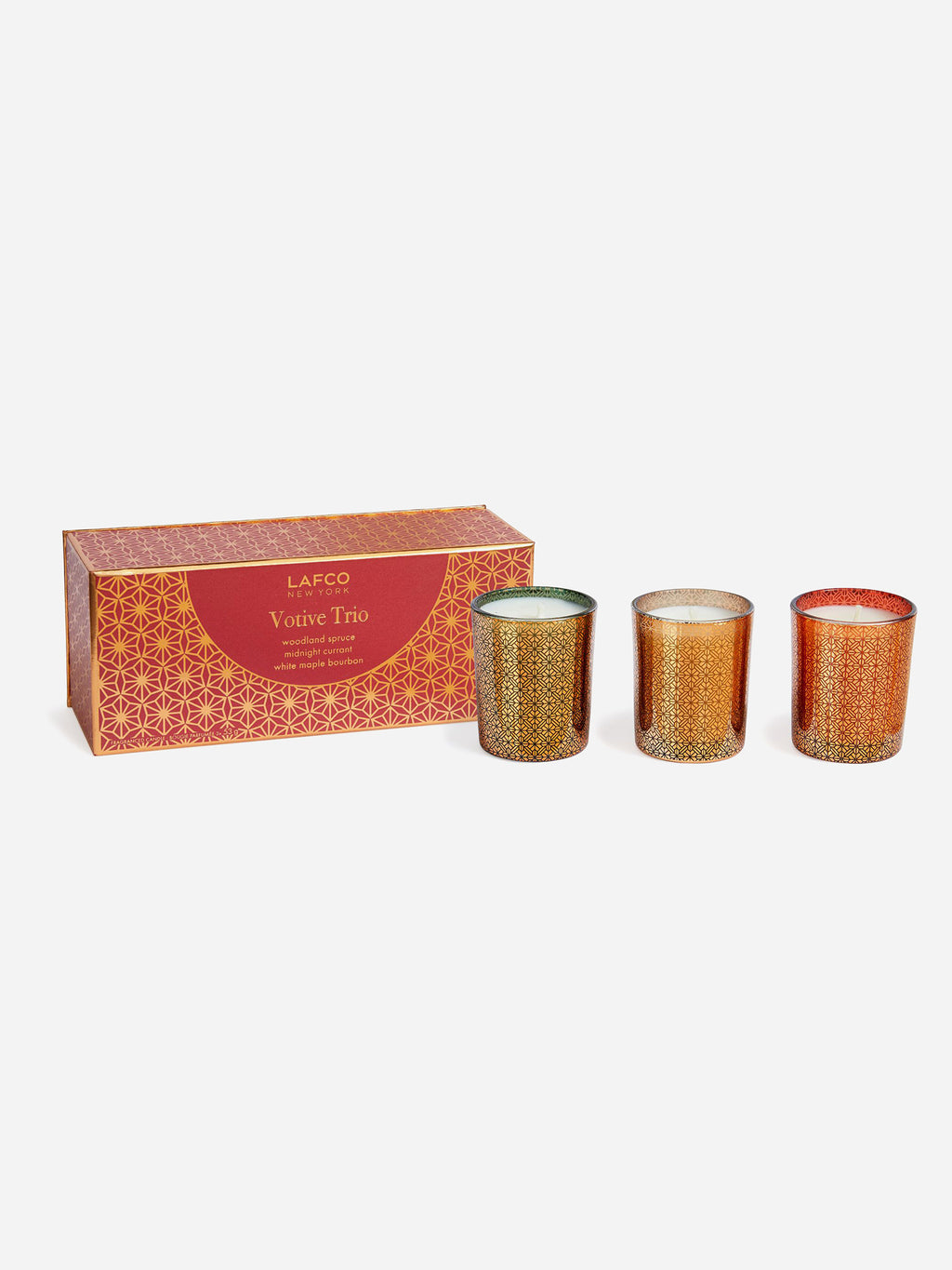 LAFCO Votive Trio Winter Candle Set - Saint Bernard