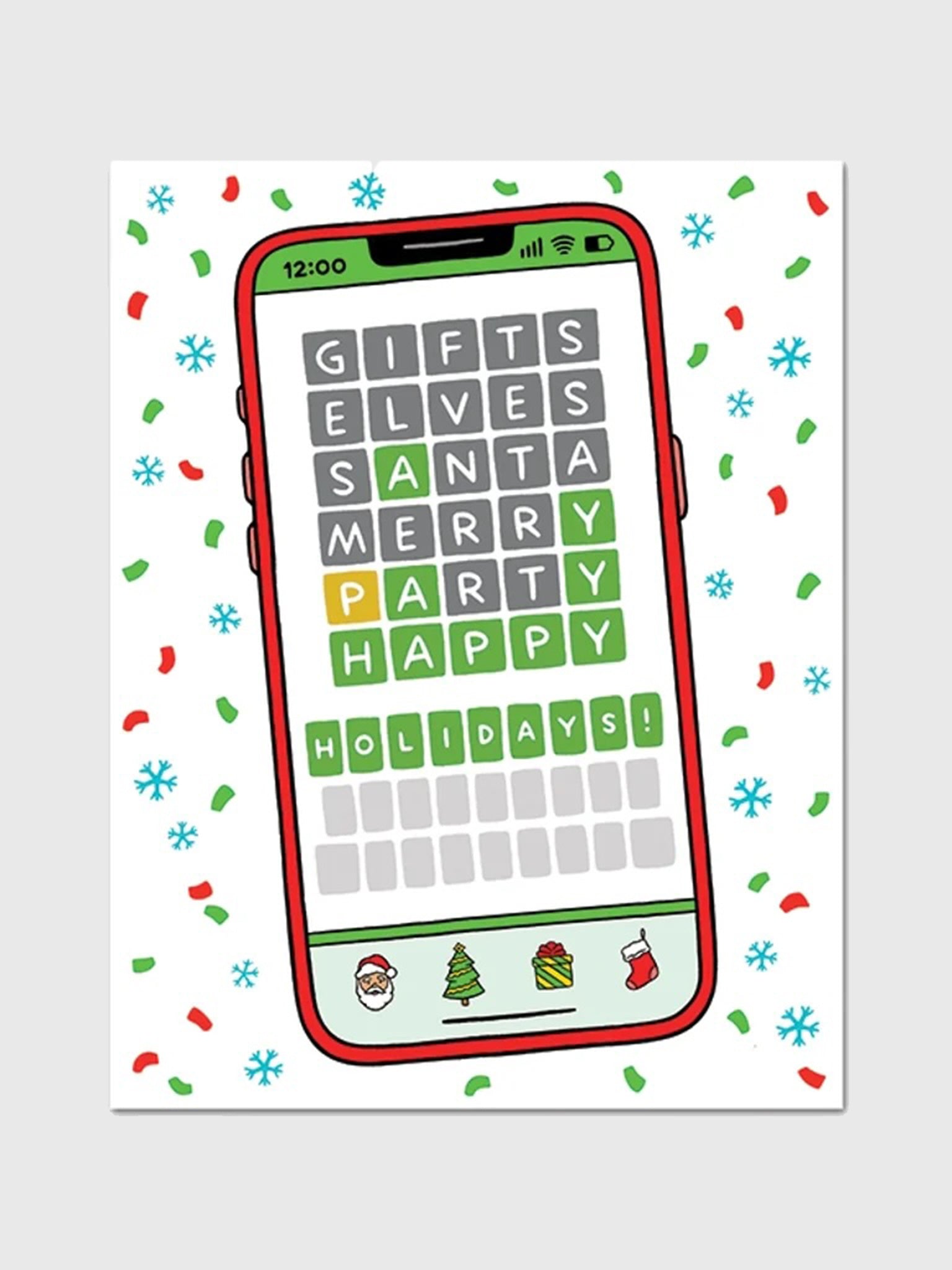 The Found Brain Games Christmas Card