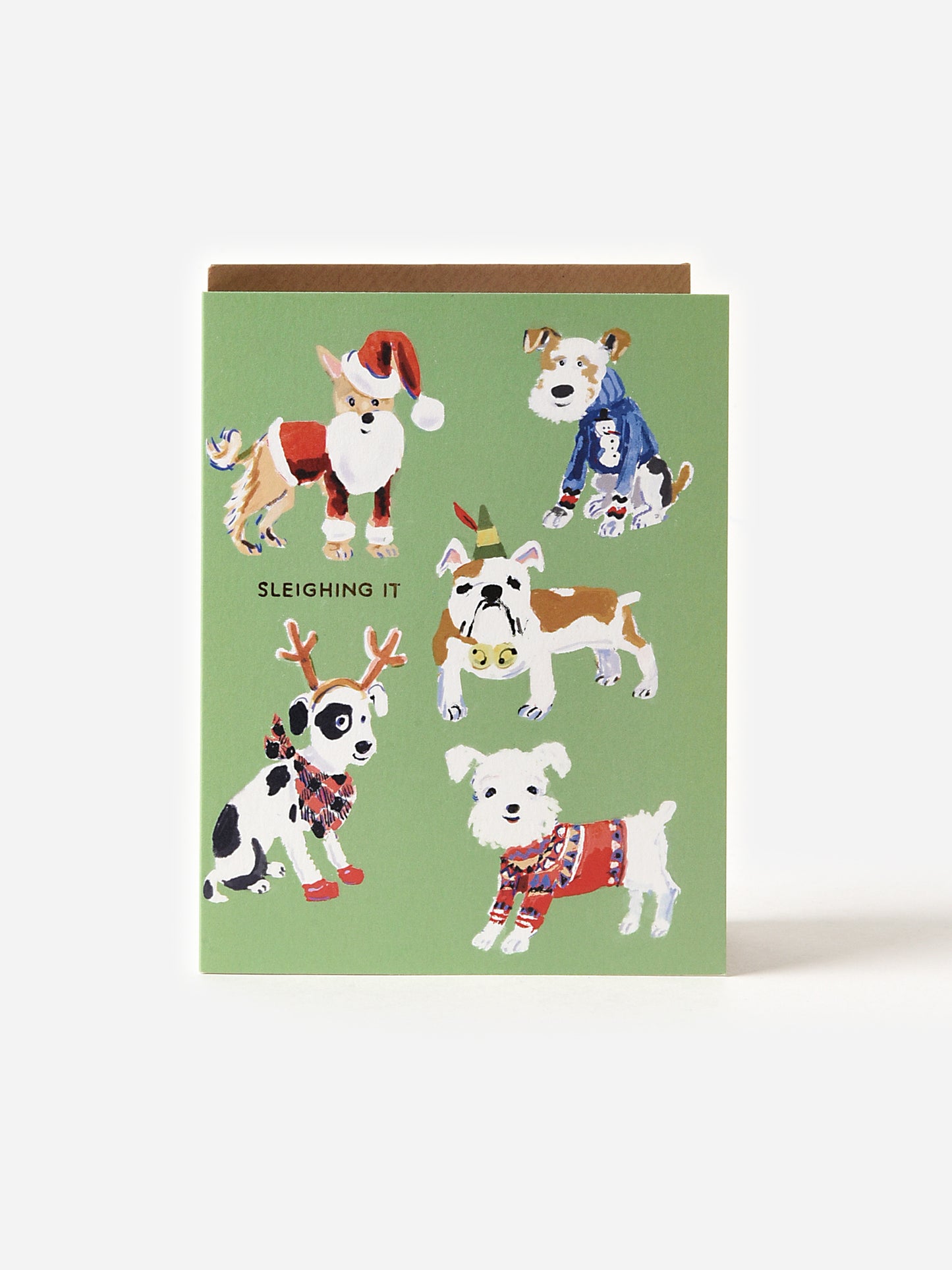 Half Penny Postage Holiday Card - Saint Bernard
