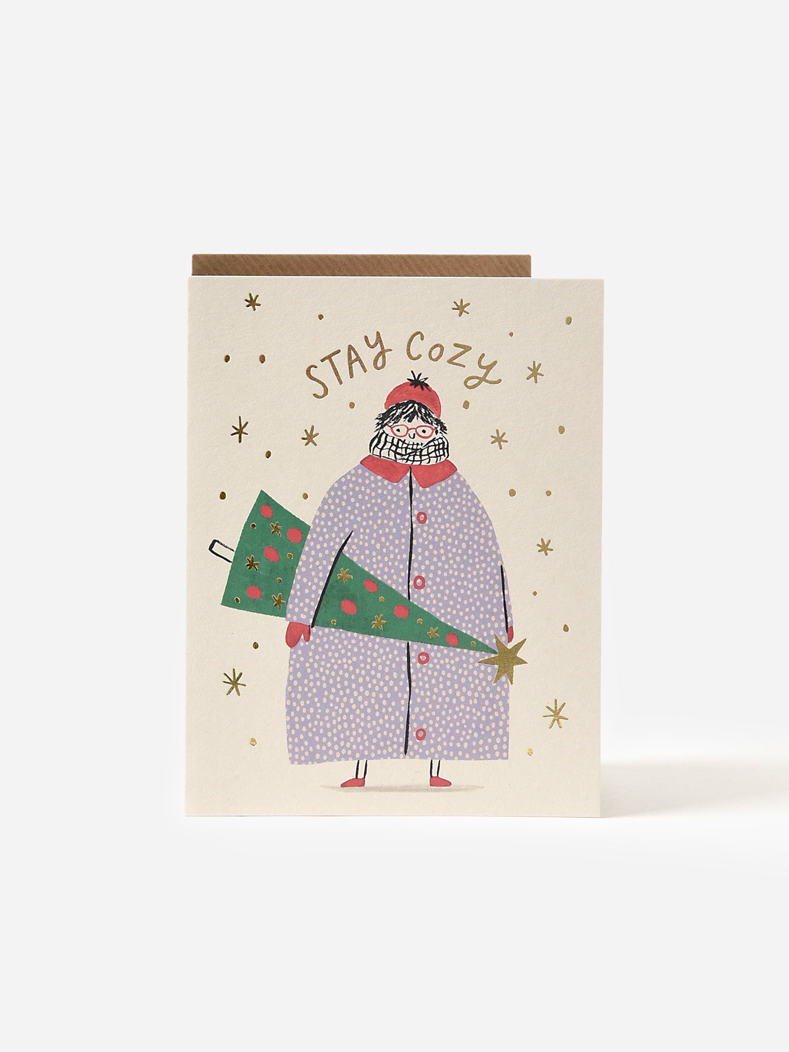 Half Penny Postage Holiday Card - Saint Bernard