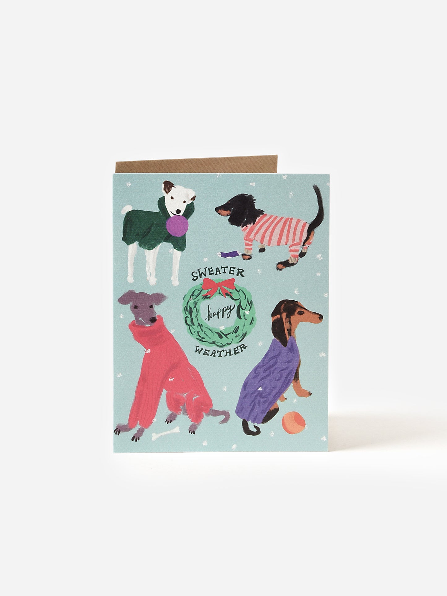 Half Penny Postage Holiday Card - Saint Bernard