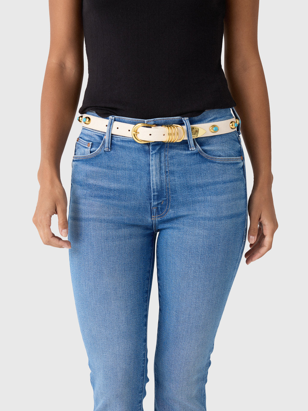 Dehanche Women's Hollyhock Stone Belt - Saint Bernard