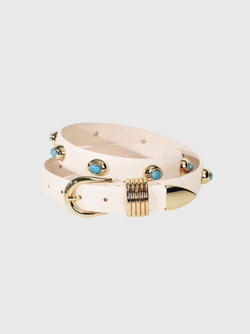 Dehanche Women's Hollyhock Stone Belt