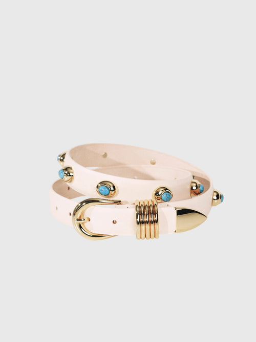 Dehanche Women's Hollyhock Stone Belt