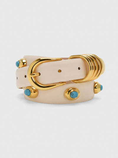 Dehanche Women's Hollyhock Stone Belt - Saint Bernard
