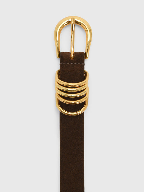 Dehanche Women's Hollyhock Suede Belt - Saint Bernard