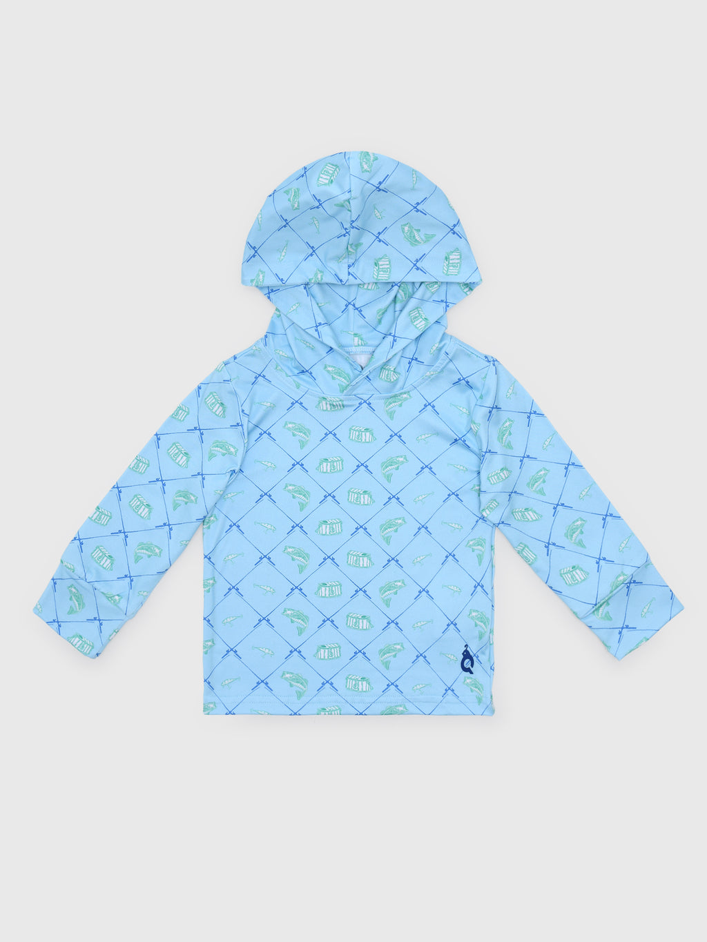 Blue Quail Boys' Lightweight Performance Hoodie - Saint Bernard