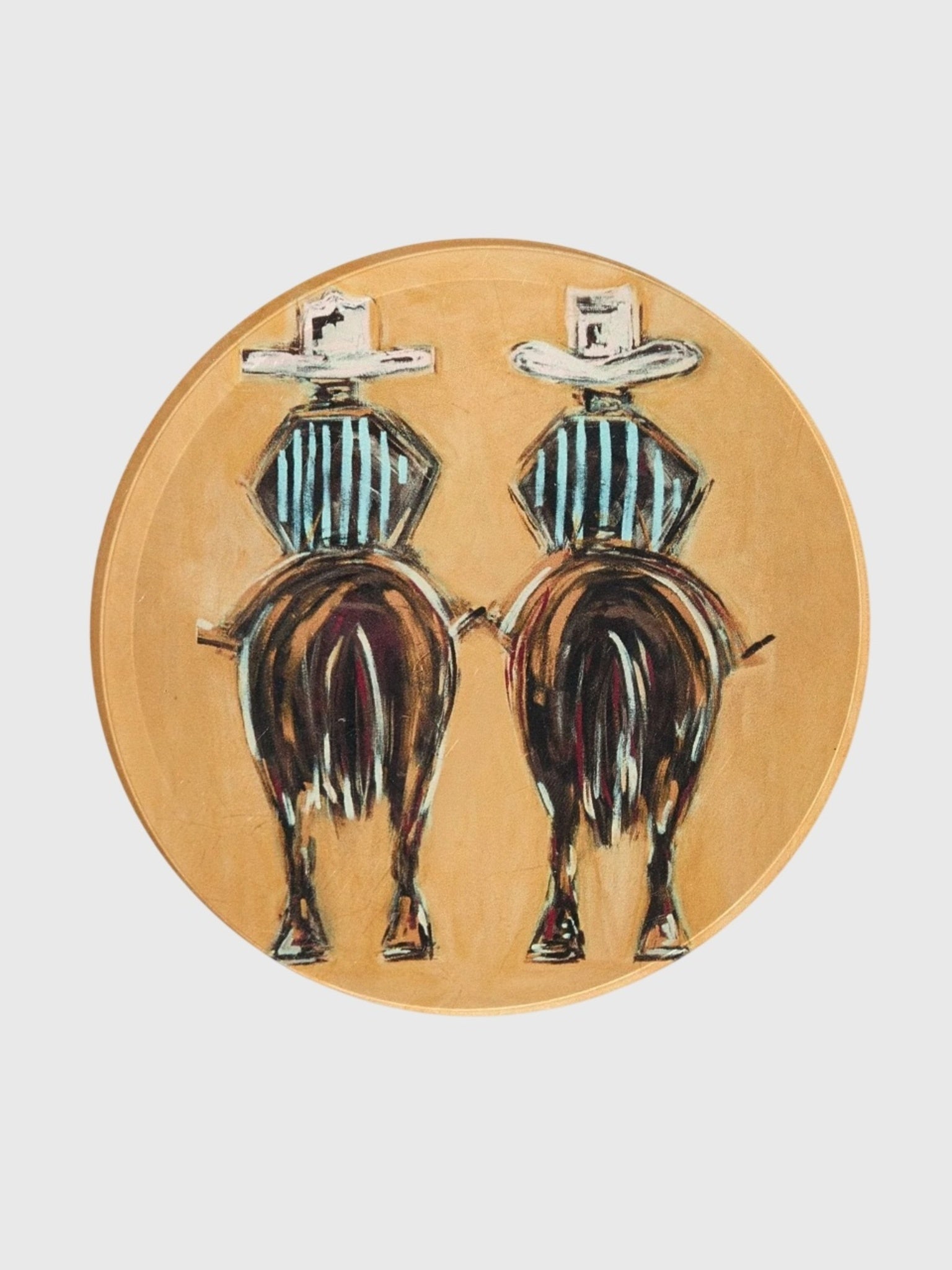 Tart By Taylor Beer For My Horses Set of 4 Coasters - Saint Bernard