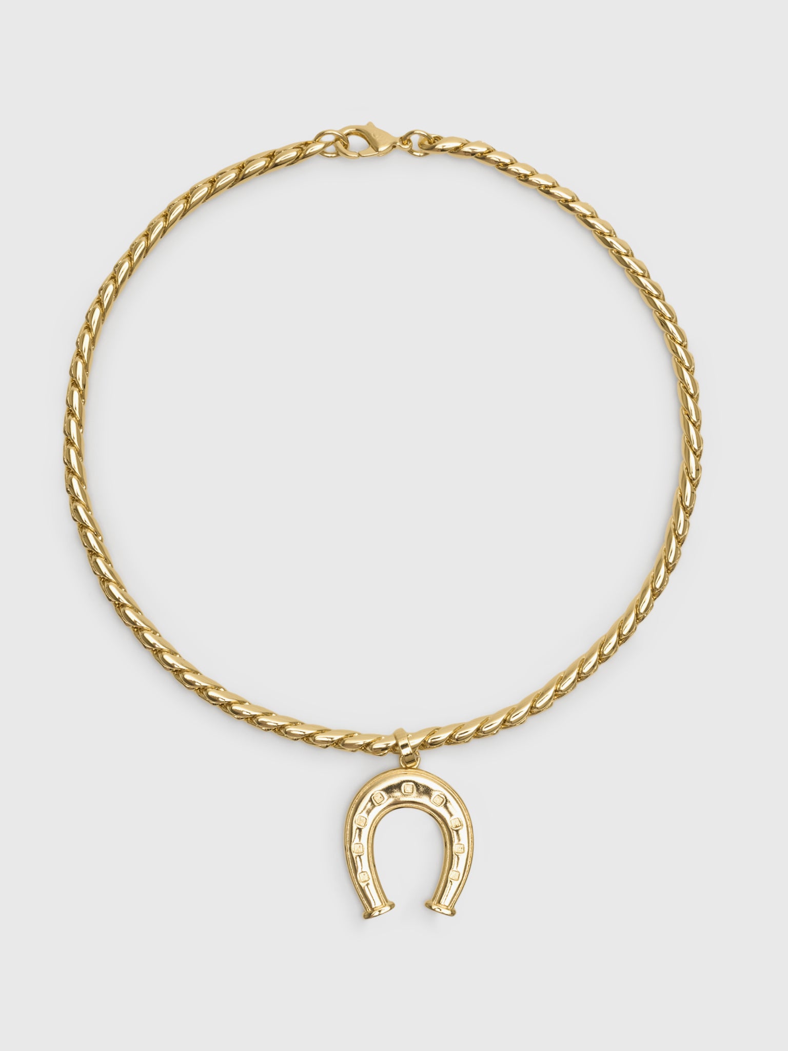 Martha Calvo Horseshoe Necklace - Saint Bernard