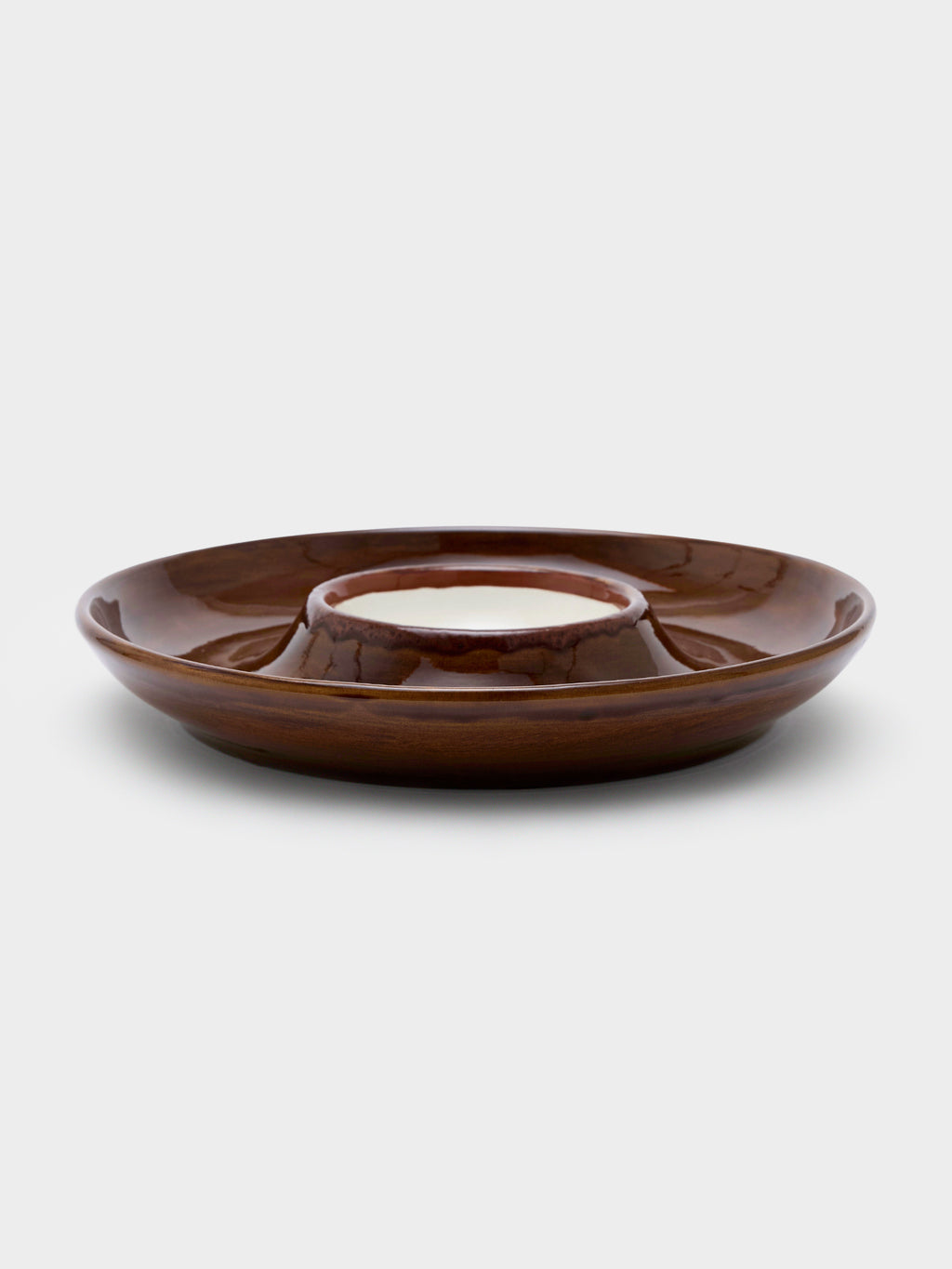 Caitlin Rounds Antiques Horse Shoe Symbol Platter - Saint Bernard