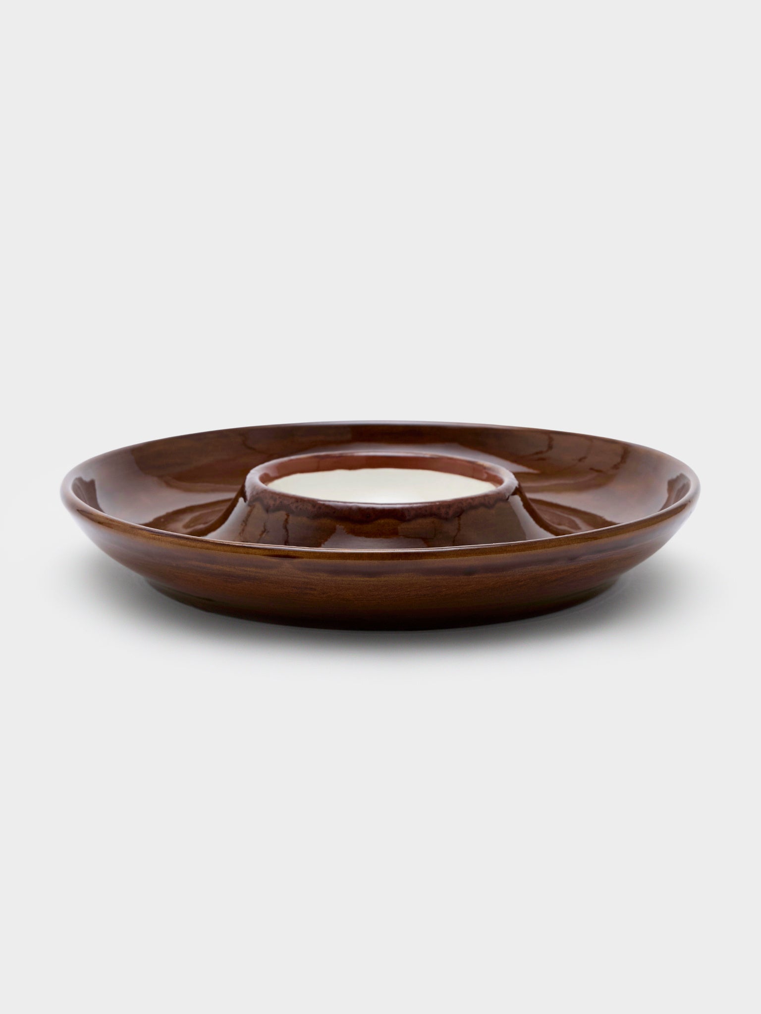 Caitlin Rounds Antiques Horse Shoe Symbol Platter - Saint Bernard
