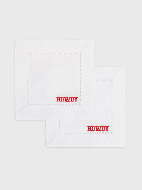 Abbode Howdy Cocktail Napkin Set