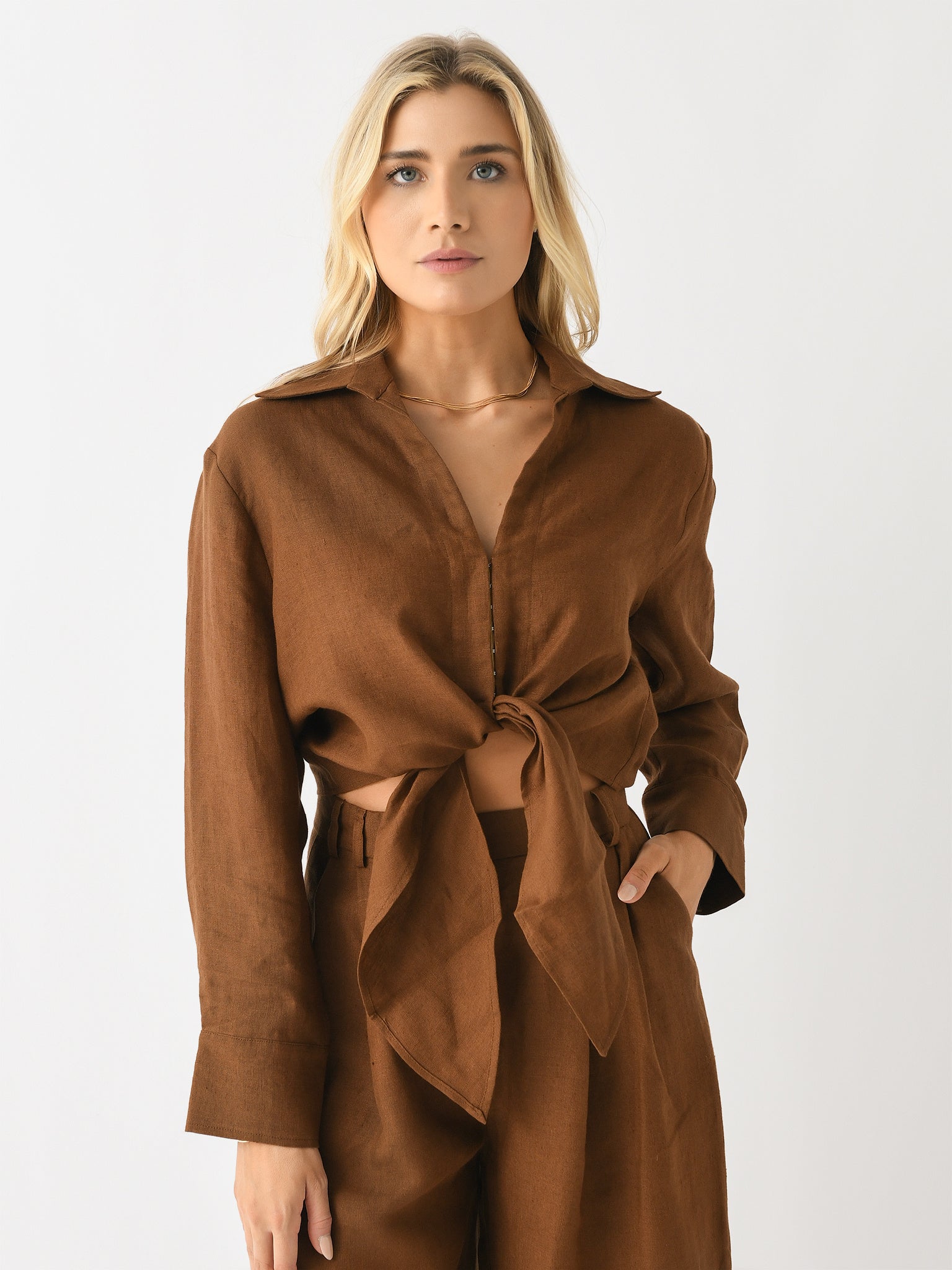 Casa Raki Women's Anabela Shirt - Saint Bernard