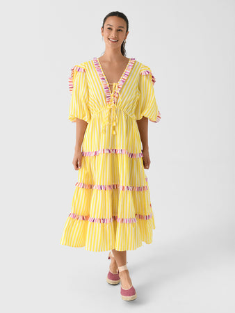 open lace back dress Dress The Population Tess Dress - Pink main image 1