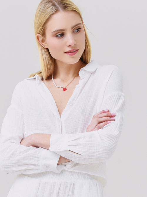 Monrow Women's Relaxed Blouse